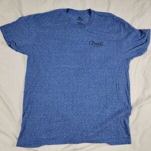 ONeill Mens Blue Large Modern Fit Short Sleeve T Shirt Casual Athletic Outdoors